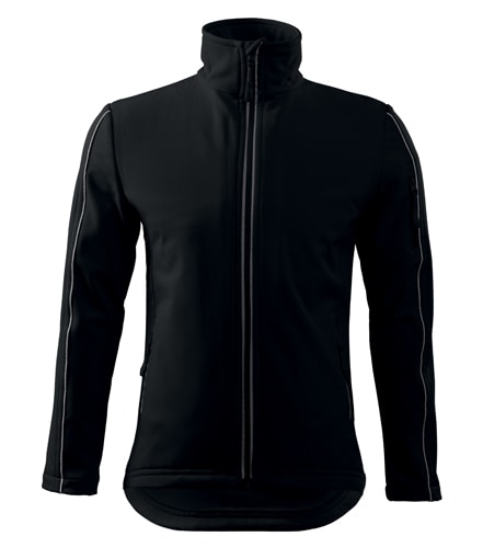 Obrázok Adler Pánska bunda Softshell Jacket - Černá | XXL