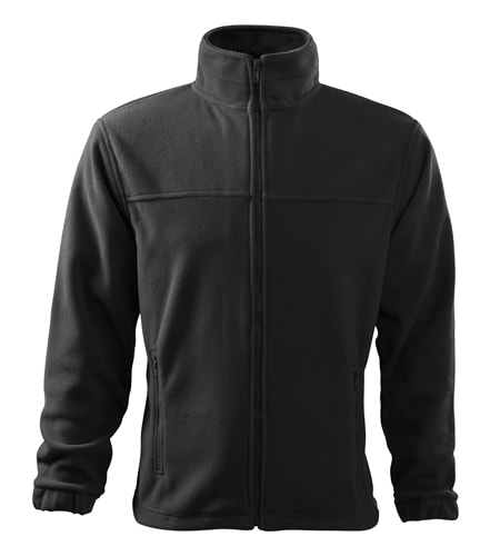 Obrázok Adler Pánska fleecová mikina Jacket - Ebony gray | M