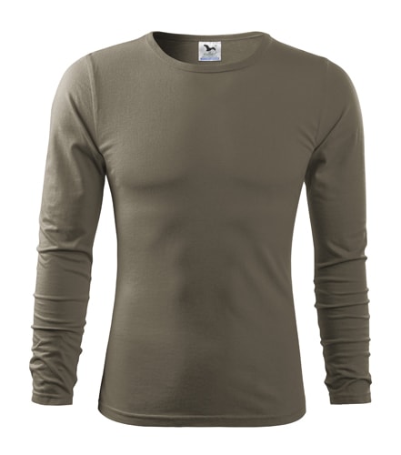 Obrázok Adler Pánske tričko s dlhým rukávom Fit-T Long Sleeve - Army | S