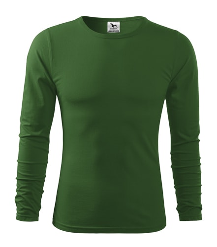 Obrázok Adler Pánske tričko s dlhým rukávom Fit-T Long Sleeve - Lahvově zelená | M