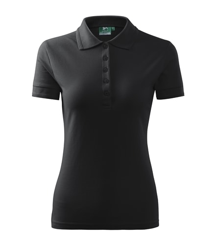 Obrázok Adler Dámska polokošeľa Pique Polo - Ebony gray | S