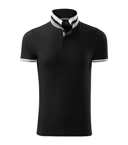 Obrázok Adler Pánska polokošeľa Collar Up - Černá | XXXL