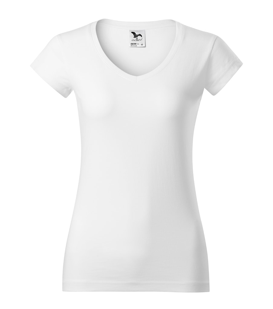 Obrázok Adler Dámske tričko Fit V-neck - Bílá | XS